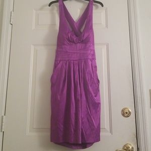 Bisou Bisou Purple Party Dress